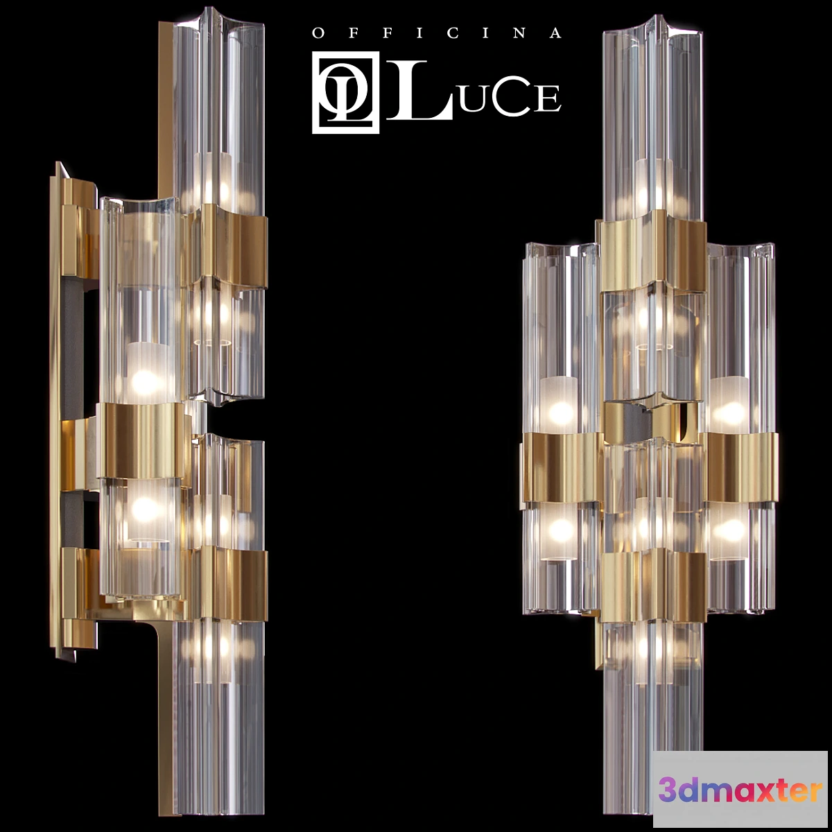 1316549 - Officina Luce ETEREA applique 3D Max