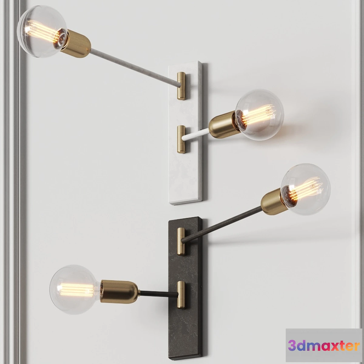 1316708 - Gibas Ago Wall Lamps - No.2 3D Max