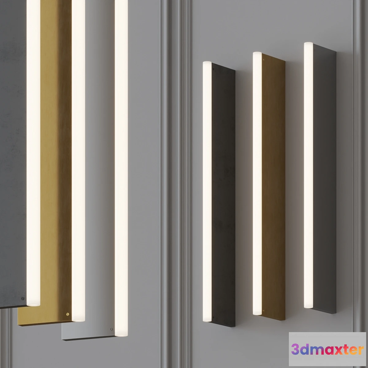 1317230 - TUBE WALL LIGHT by Michael Anastassiades - No.2 3D Max