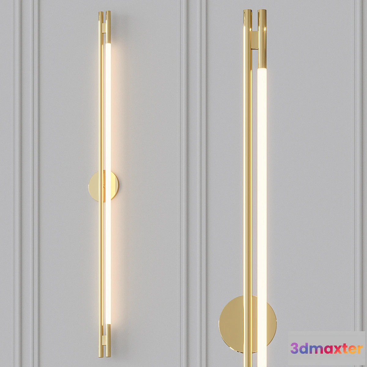 1317372 - Leto Wall Sconce - Luke Lamp Co 3D Max