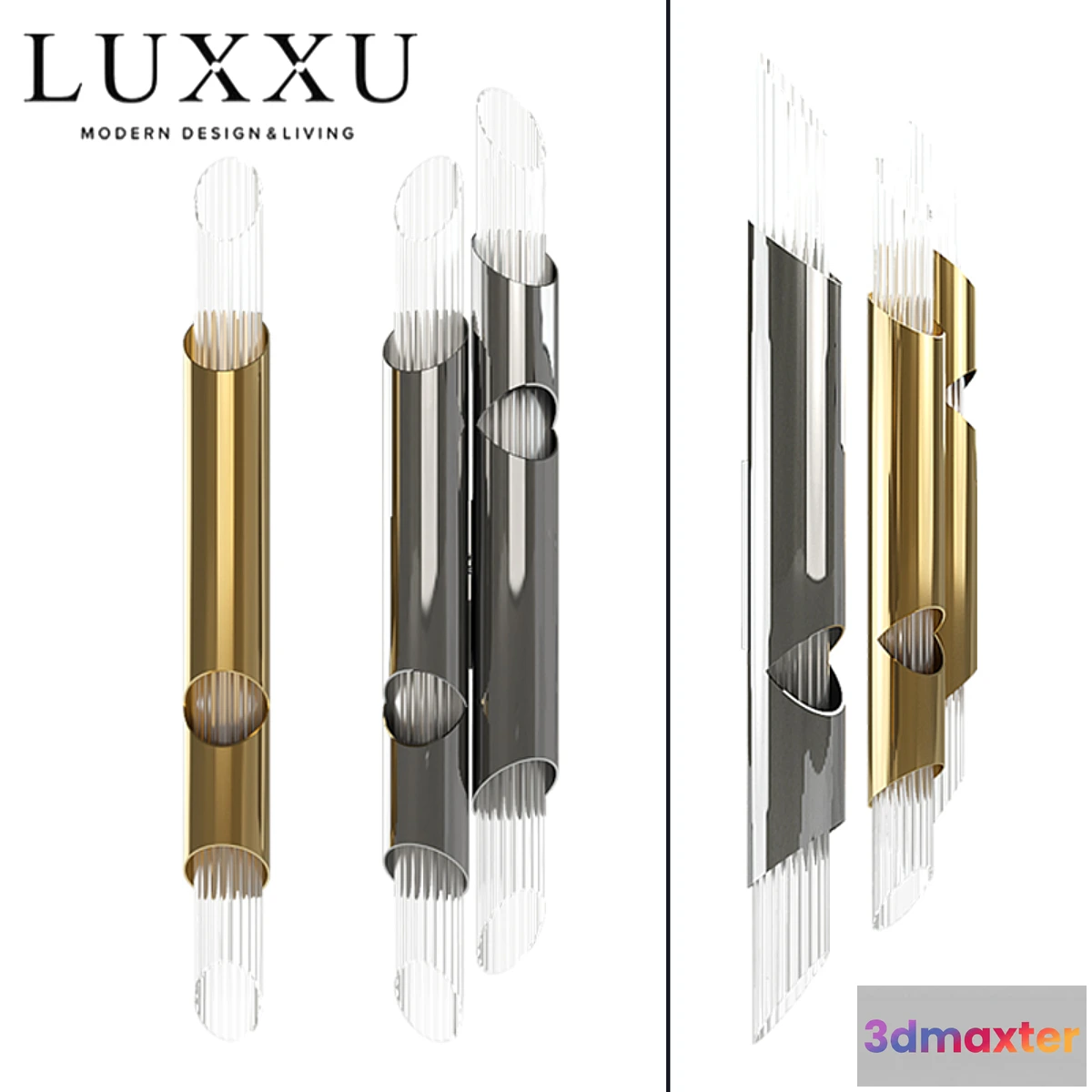 1318031 - Luxxu DRAYCOTT I and DRAYCOTT II wall 3D Max