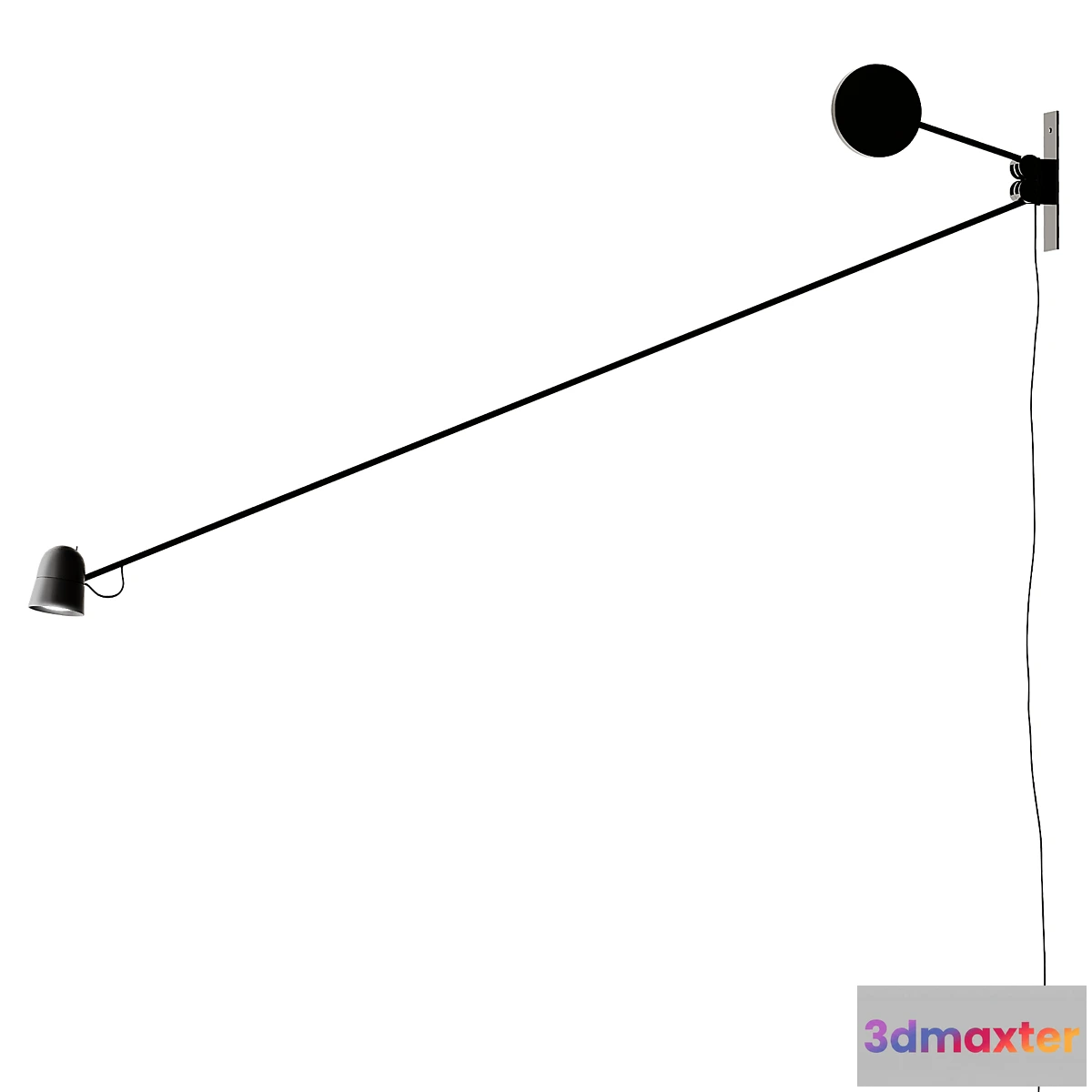 1318223 - COUNTERBALANCE wall lamp from LUCEPLAN - No.2 3D Max
