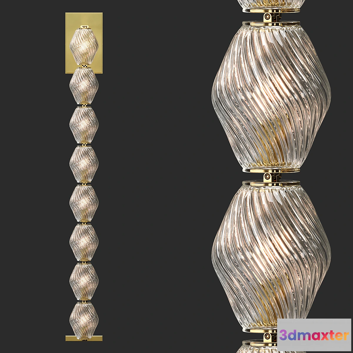 1318297 - Collier 28 Wall Scene 3D Max