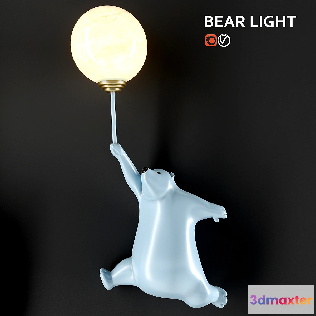1318758 - Playlighting BEAR LIGHT 3D Max