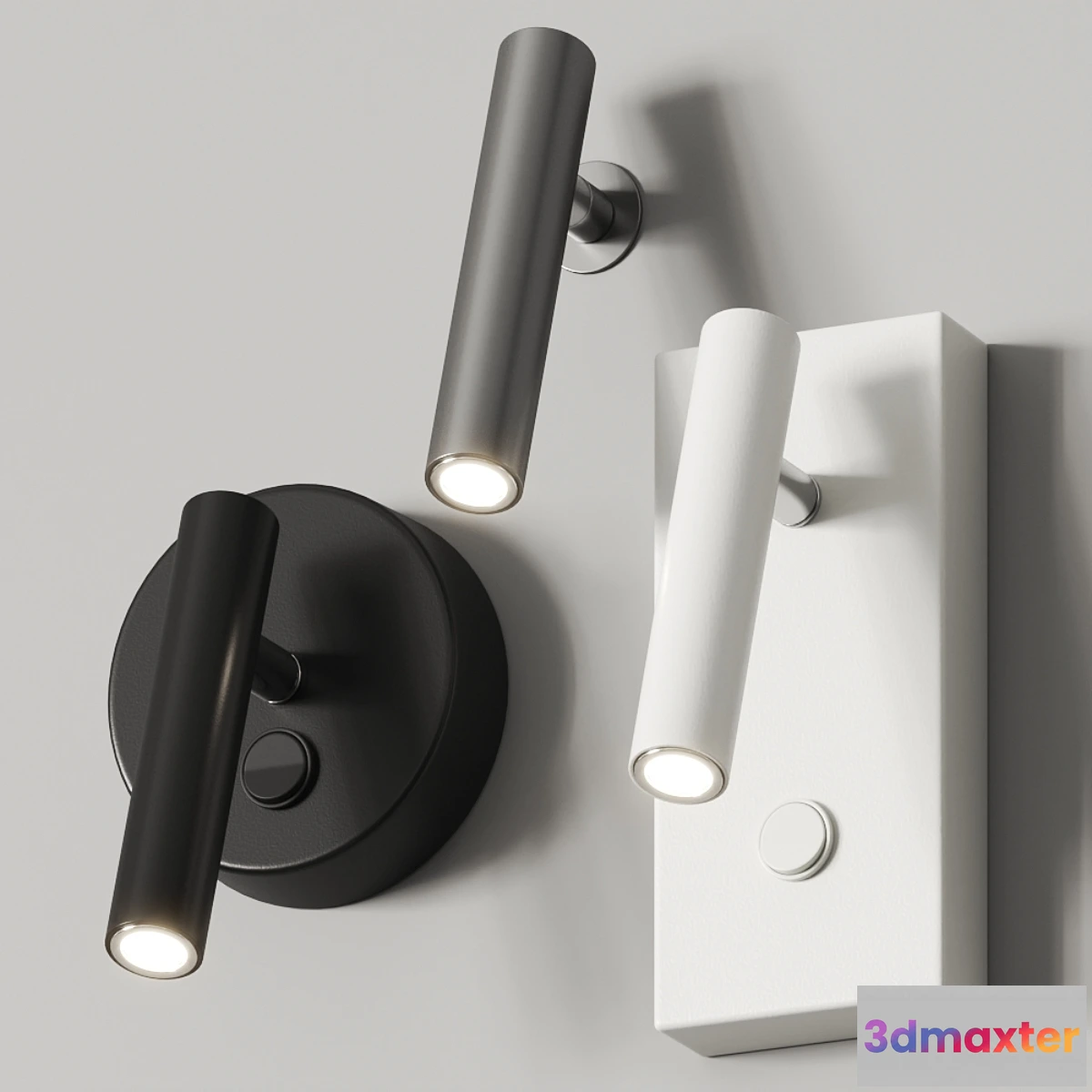 1319481 - Alma Light Miniflat Wall Lamps - No.2 3D Max