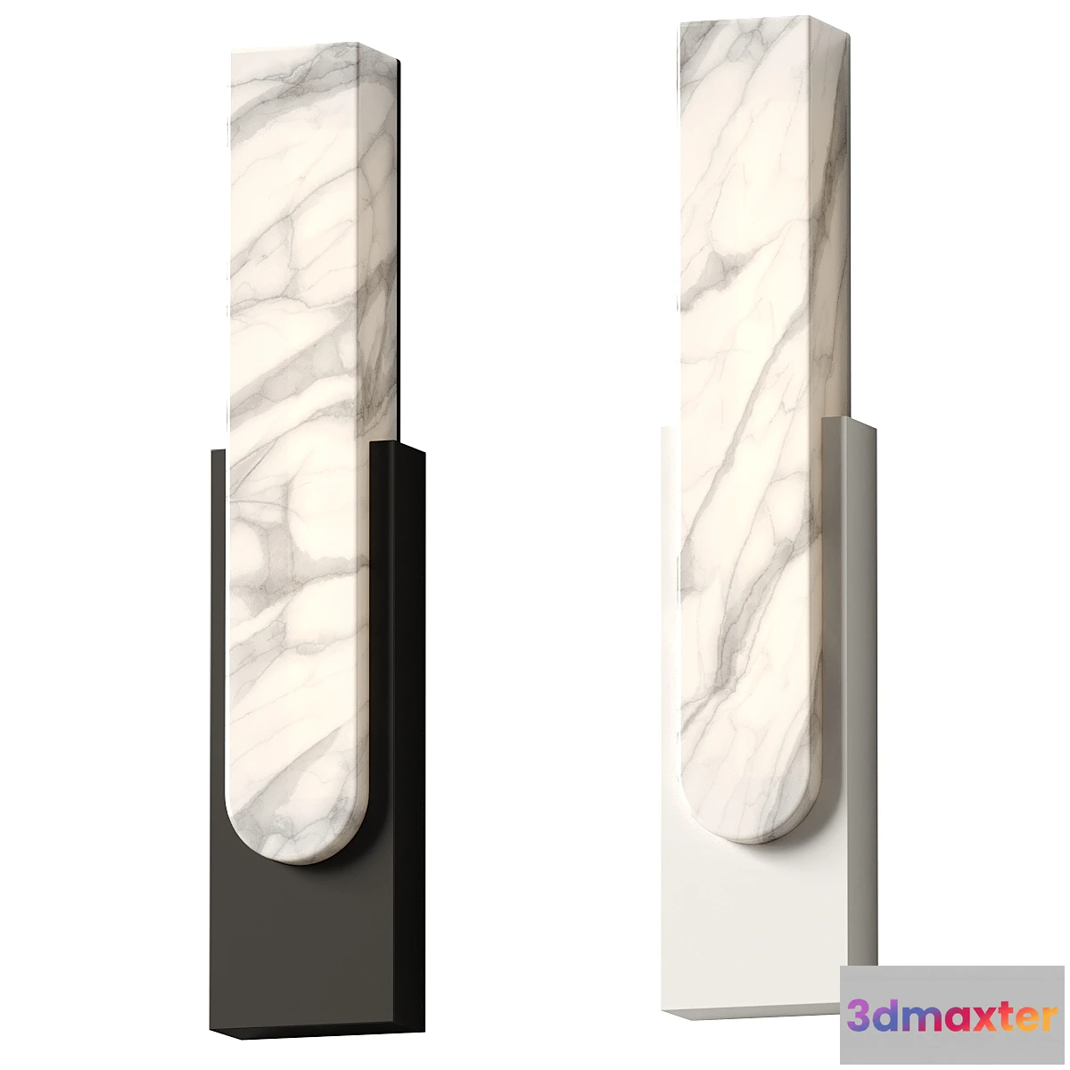 1319780 - Elvi Home - Marta Marble Wall Lamp - No.2 3D Max
