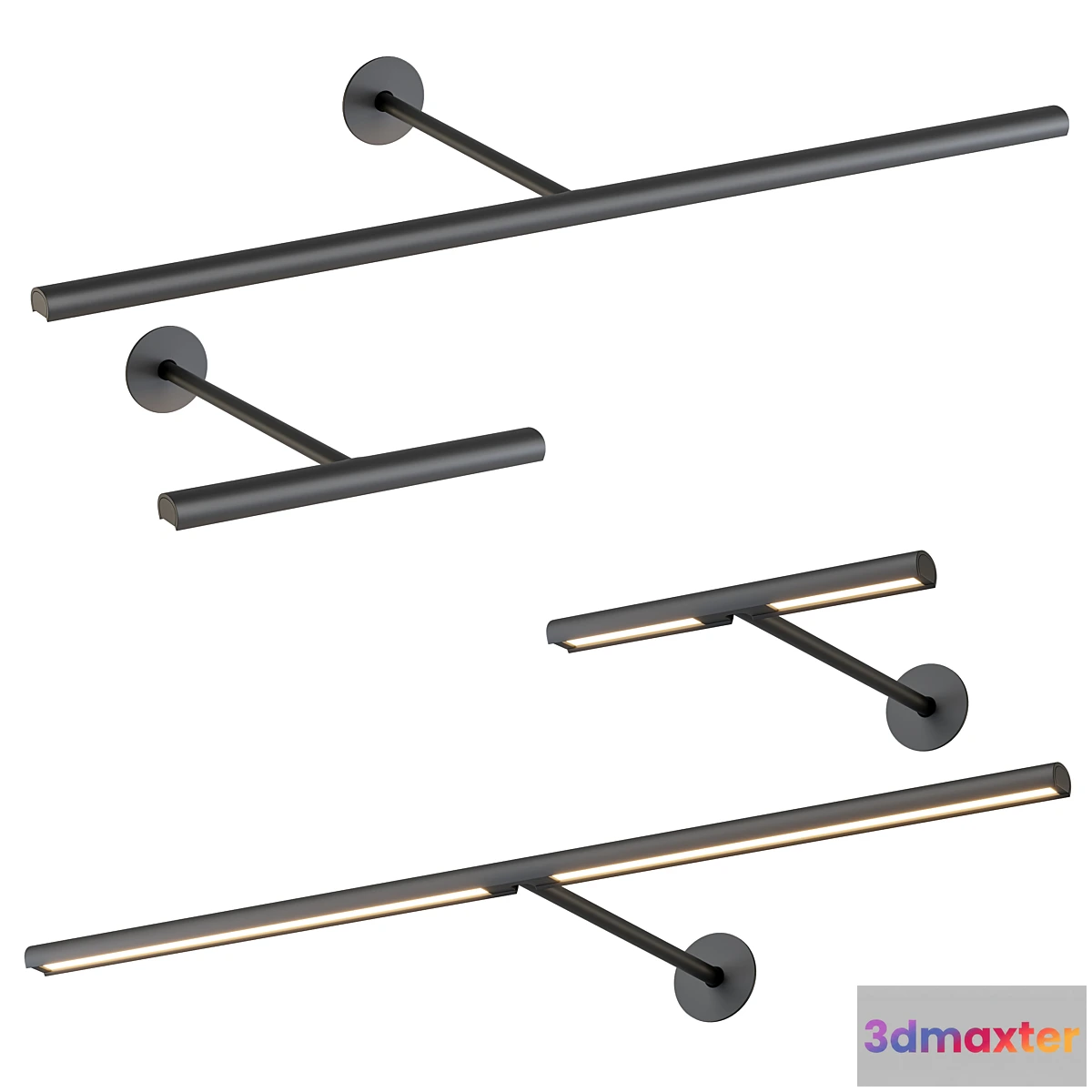 1320163 - Plural Dome Picture Light 3D Max