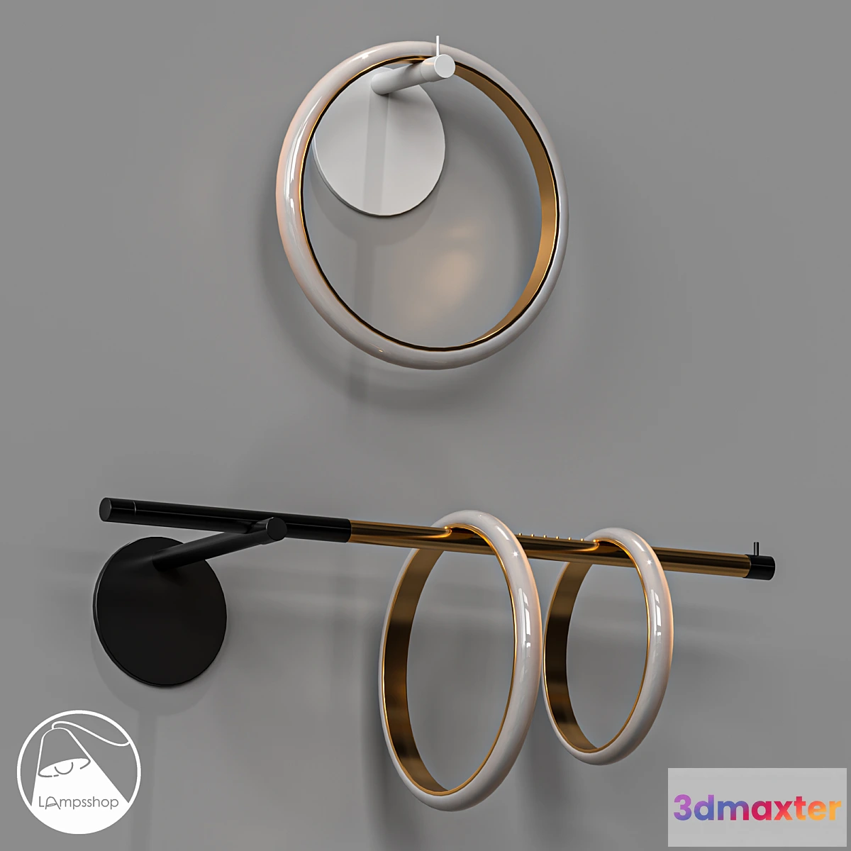 1323518 - B4152 Sconce Gala Magic 3D Max