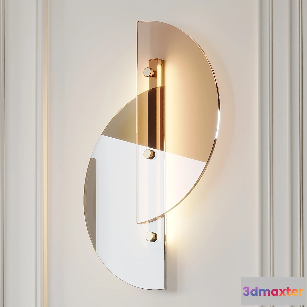 1324162 - PAPILLON Wall Sconce by Arflex 3D Max
