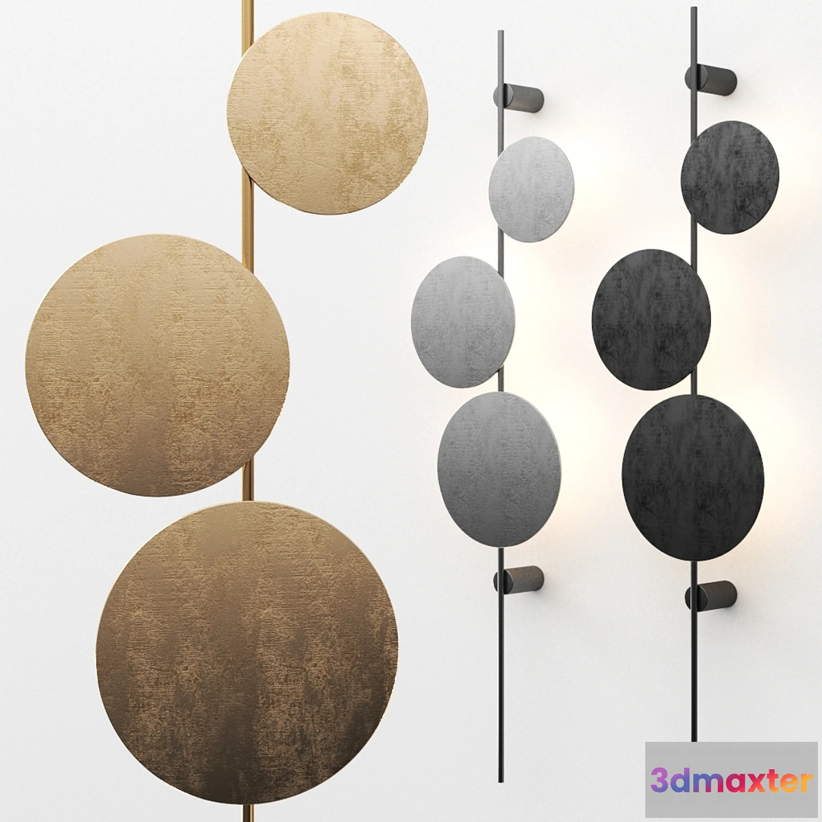 1324529 - Ambiente K Wall Lamp Chors 3D Max