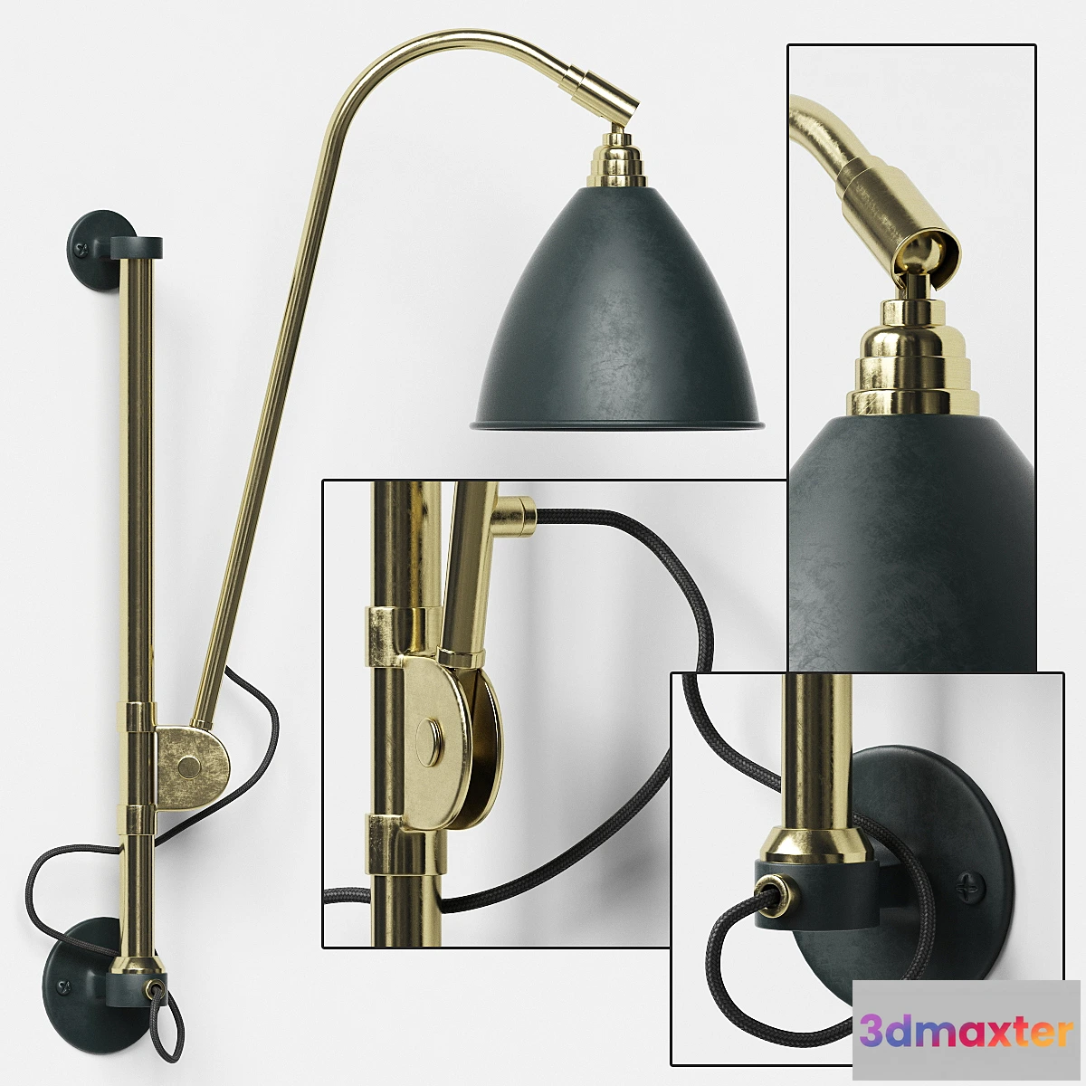 1324720 - GUBI BL5 Wall Lamp Dia16 3D Max