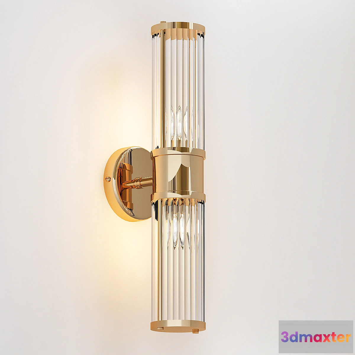 1325392 - Wall Lamp Claridges Double Eichholtz 3D Max