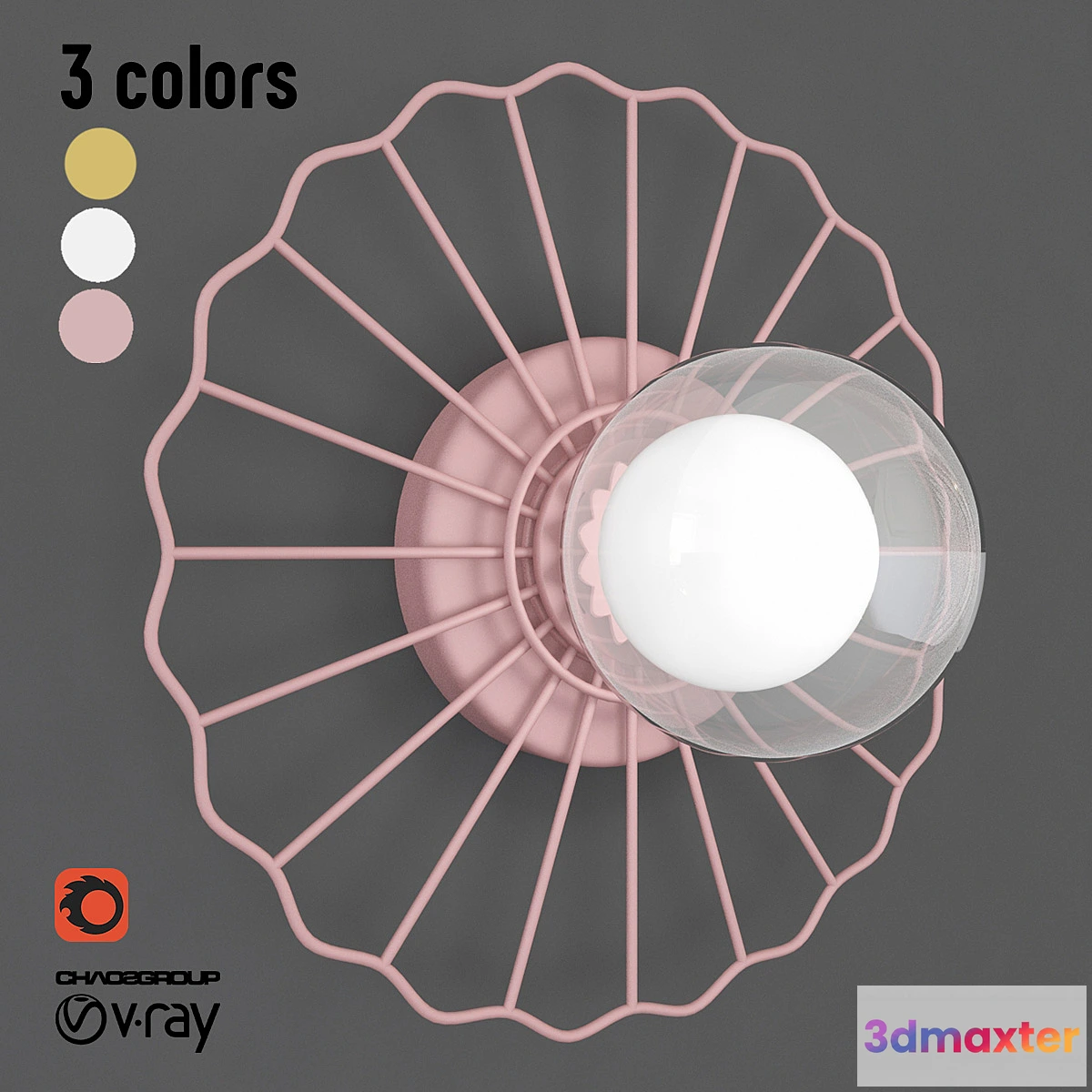 1325990 - Wall lamp Lumion Mimi 3D Max