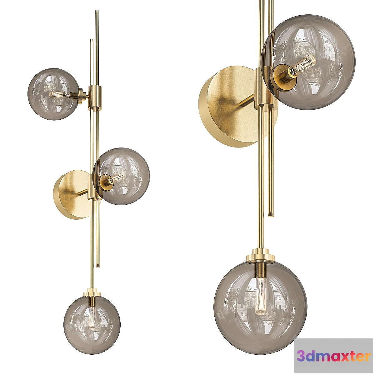 1326898 - Trilogy Wall Sconce Articolo Lighting 3D Max