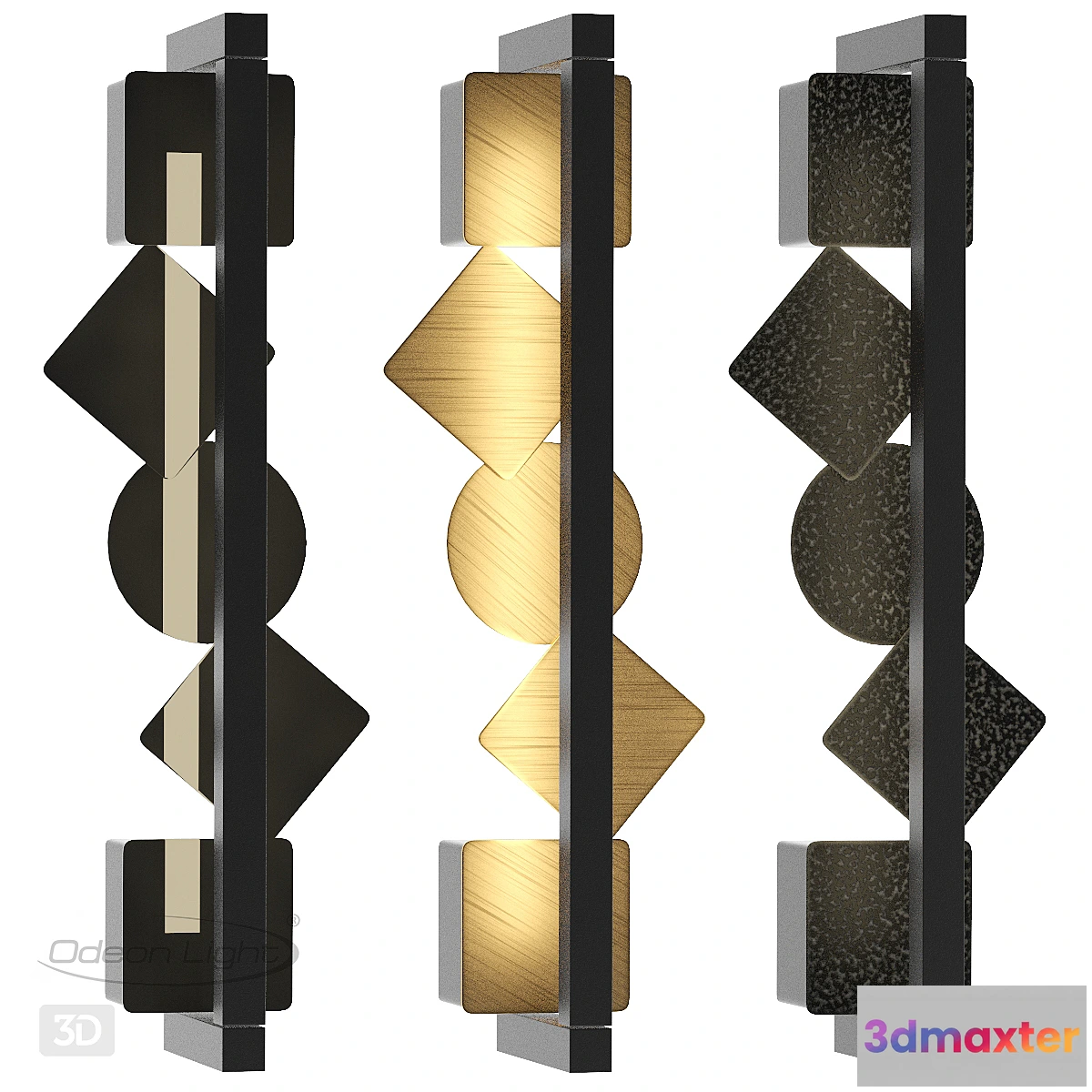 1329046 - ODEON LIGHT EXCLUSIVE 6690_7WL 6691_7WL 6692_7WL GEOS - No.2 3D Max