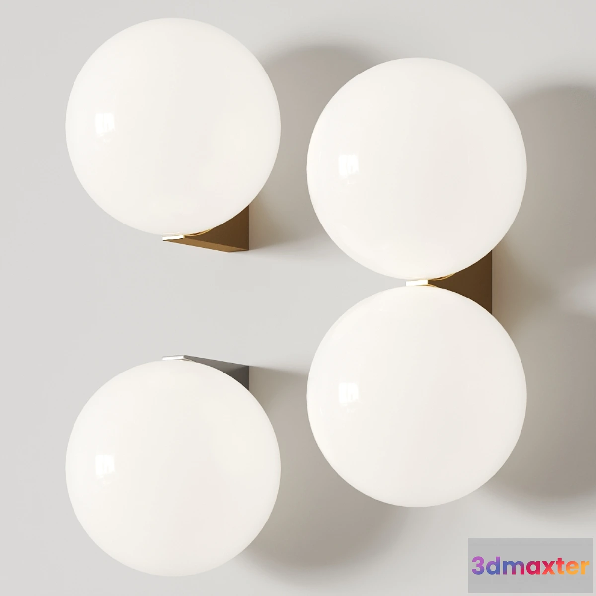 1335048 - Michael Anastassiades Single & Double Wall Lamps 3D Max