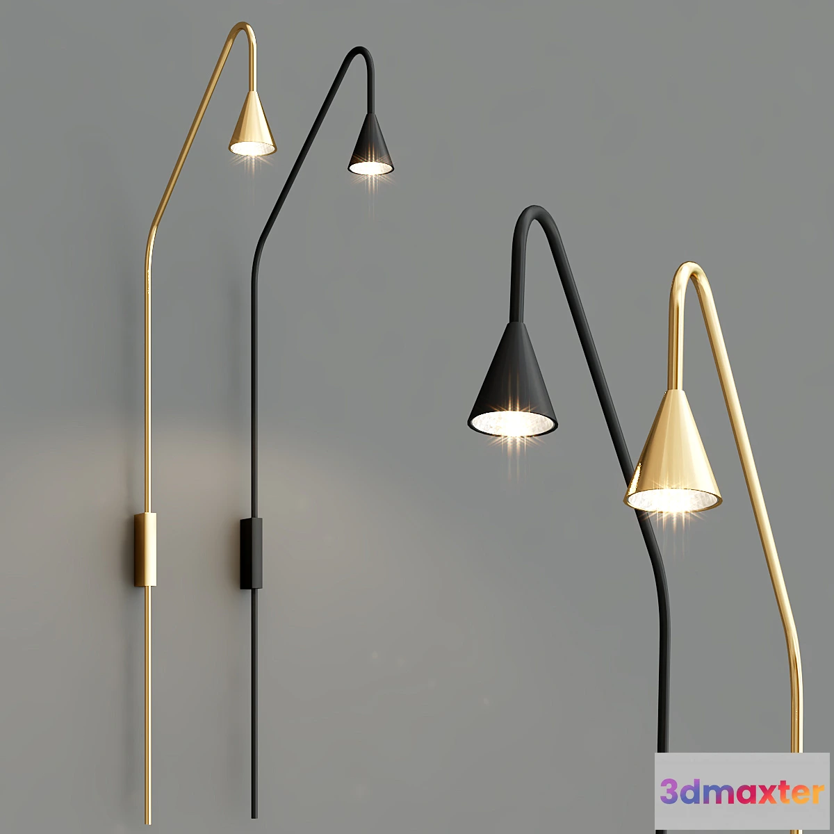 1335403 - AREND wall lamp 3D Max
