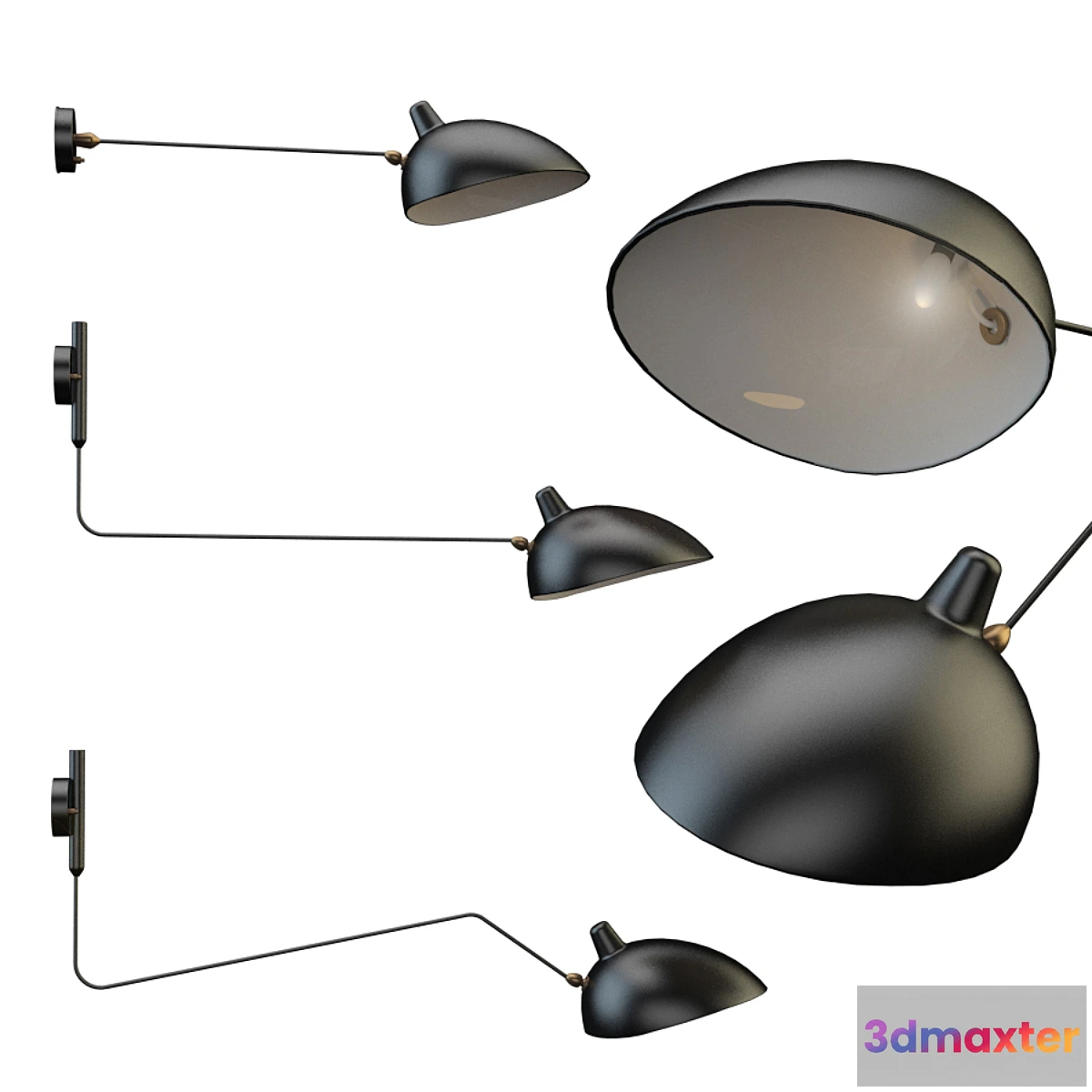 1336523 - Chandelier Serge sconce 3D Max