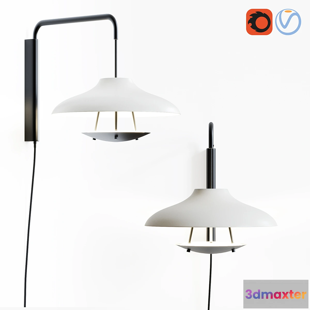 1337244 - Stellar Works - Haro Wall Lamp 3D Max