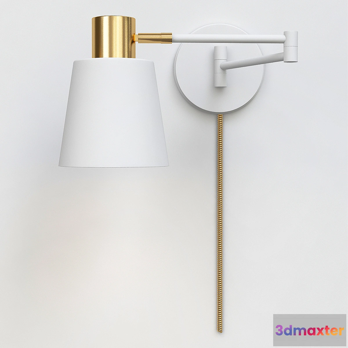 1337629 - Light Society Alexi Plug-in Wall Sconce 3D Max