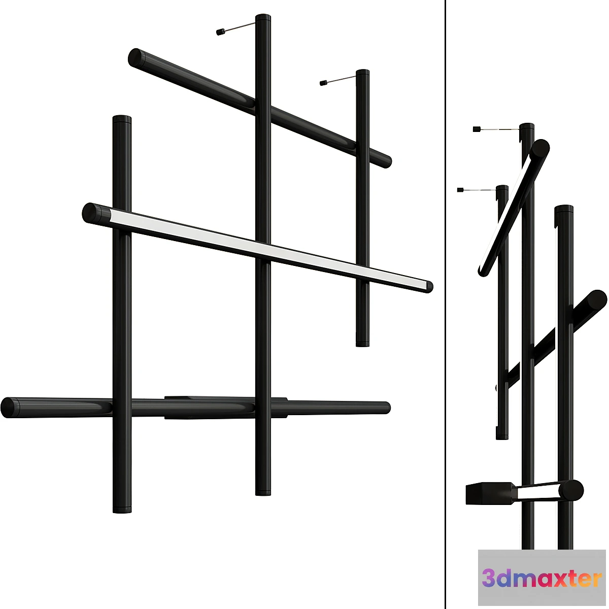 1338750 - HILOW wall lamp By PANZERI 3D Max