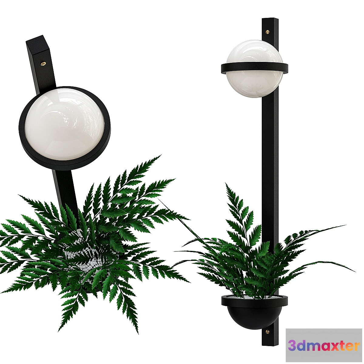 1339220 - palma_wall_lamp 3D Max