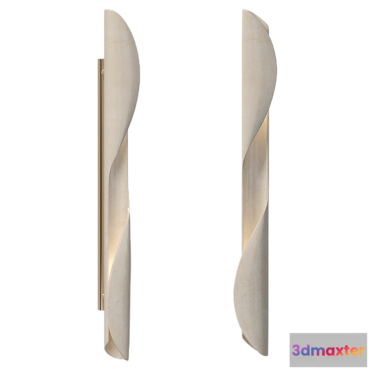 1339310 - TORSADE CERAMIQUE WALL SCONCE - No.2 3D Max