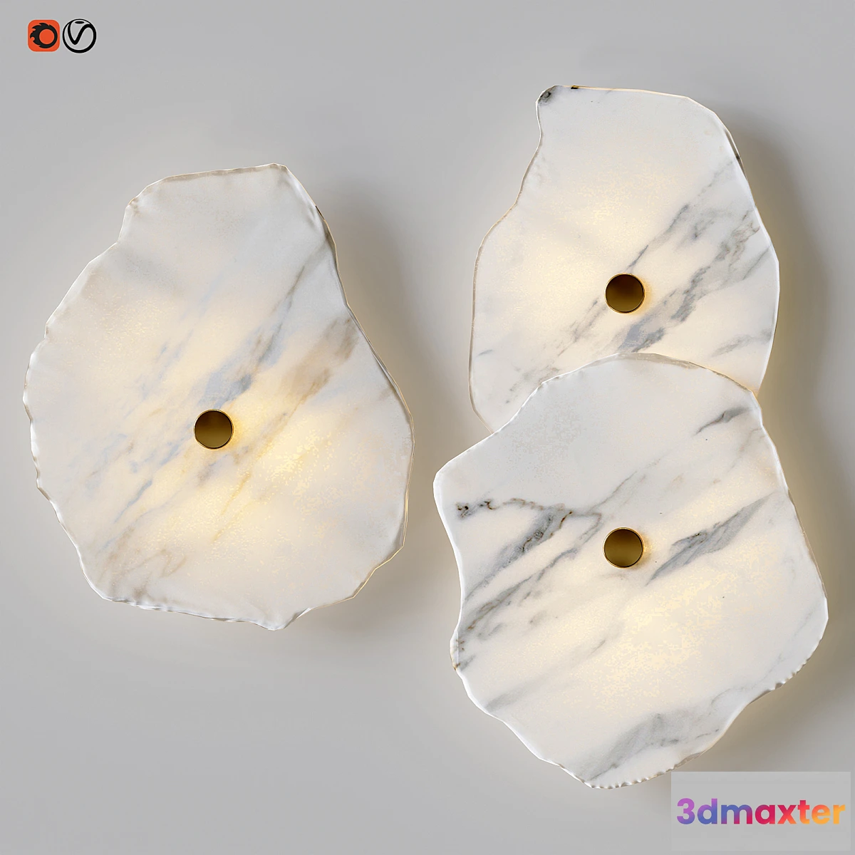 1339499 - Bra Marble Flower 3D Max