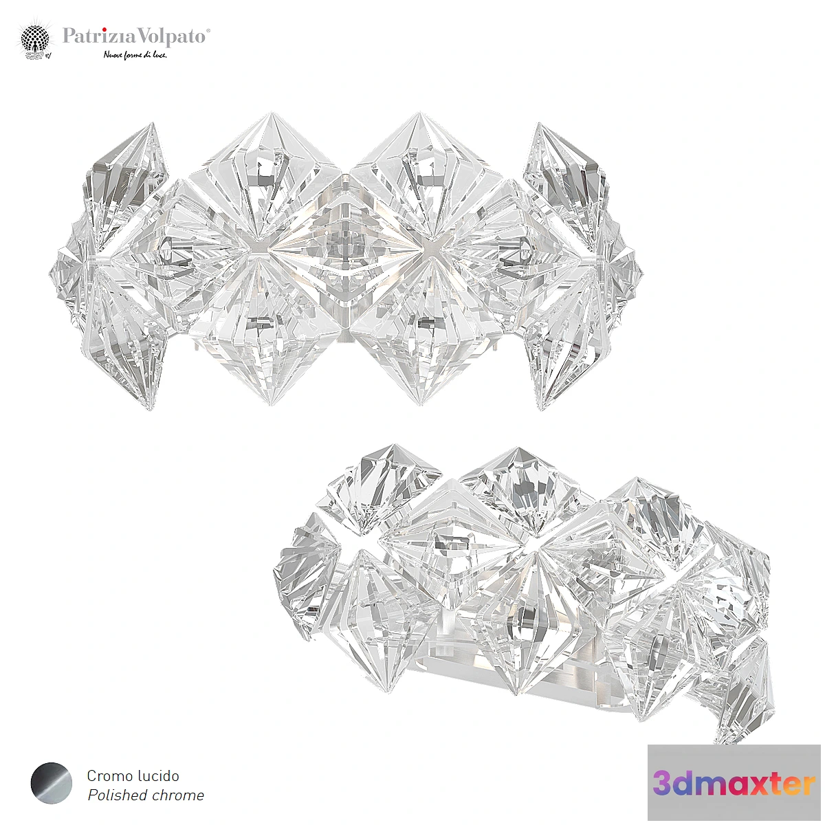 1339582 - Wall lamp Patrizia Volpato Prisma 820 app30 3D Max