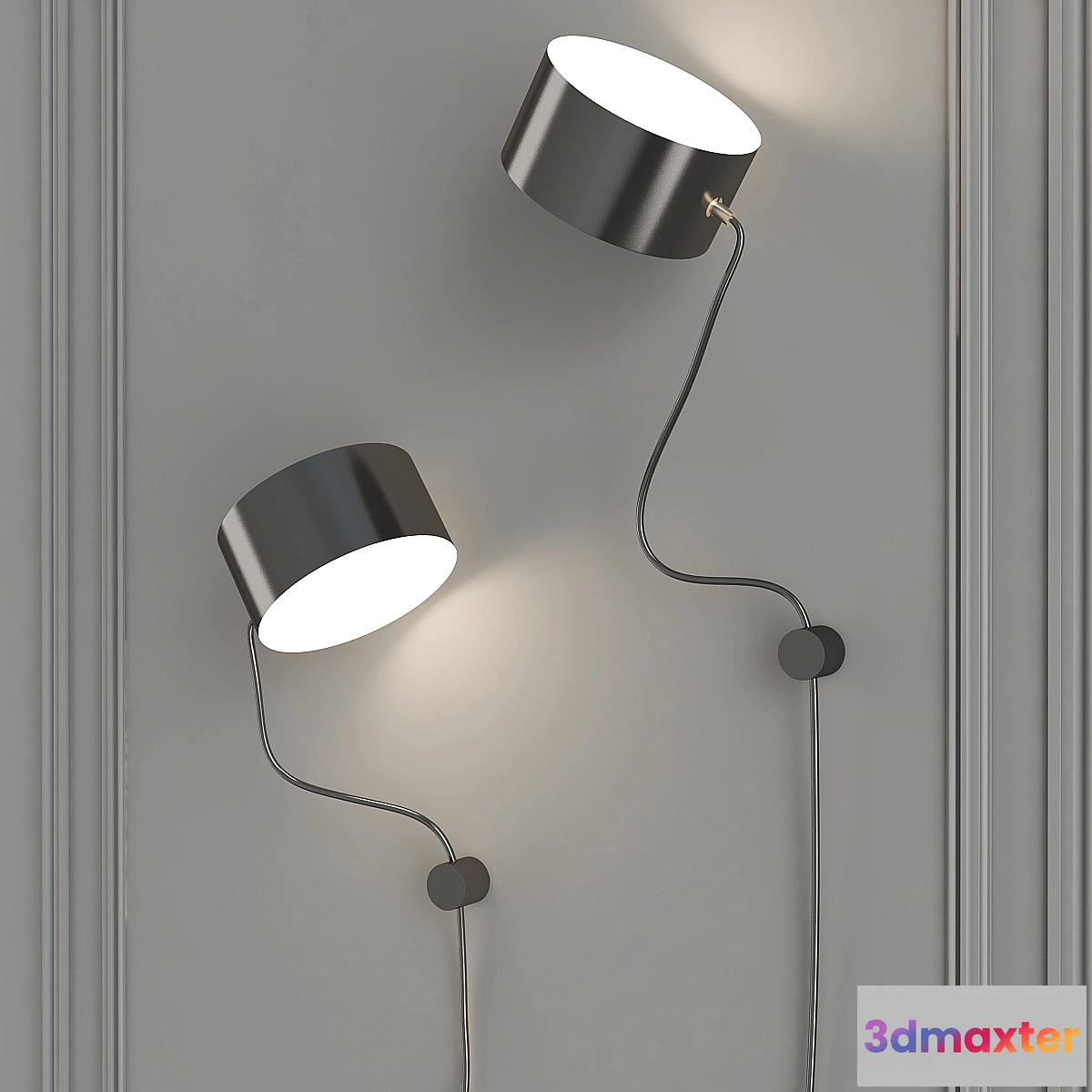 1342874 - Post wall lamp - No.3 3D Max