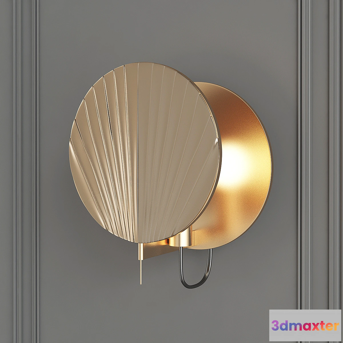 1342928 - Guinea Wall Lamp Green by Servomuto 3D Max