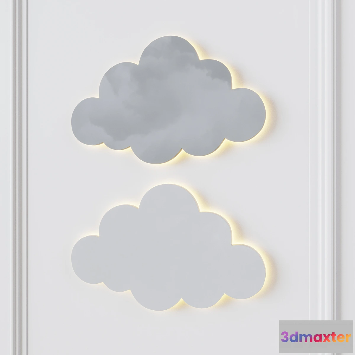 1343621 - Sconce Cloud and Cloud 3D Max