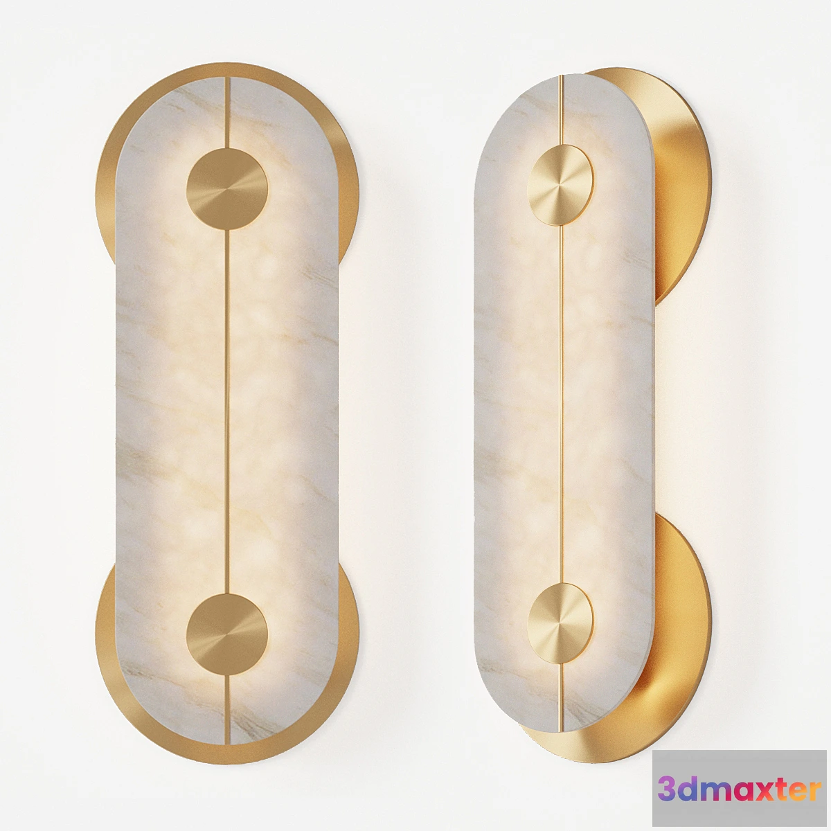 1343882 - Brace Wall Light Small by Bert Frank 3D Max