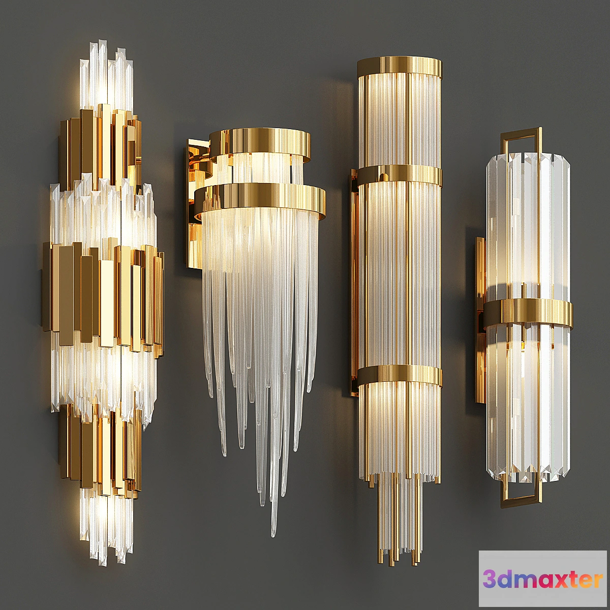 1343965 - Luxxu Wall Lamps 2 3D Max