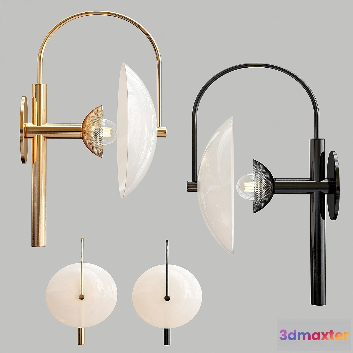1347390 - Aperture Sconce 3D Max