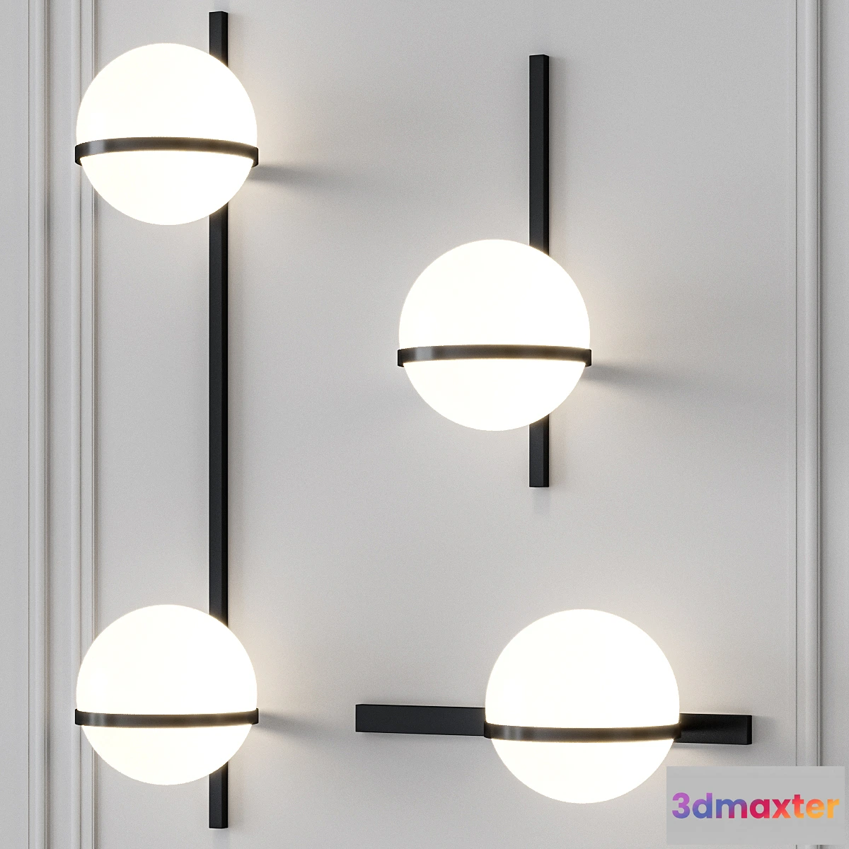 1348204 - Vibia PALMA - Wall sconce 3D Max