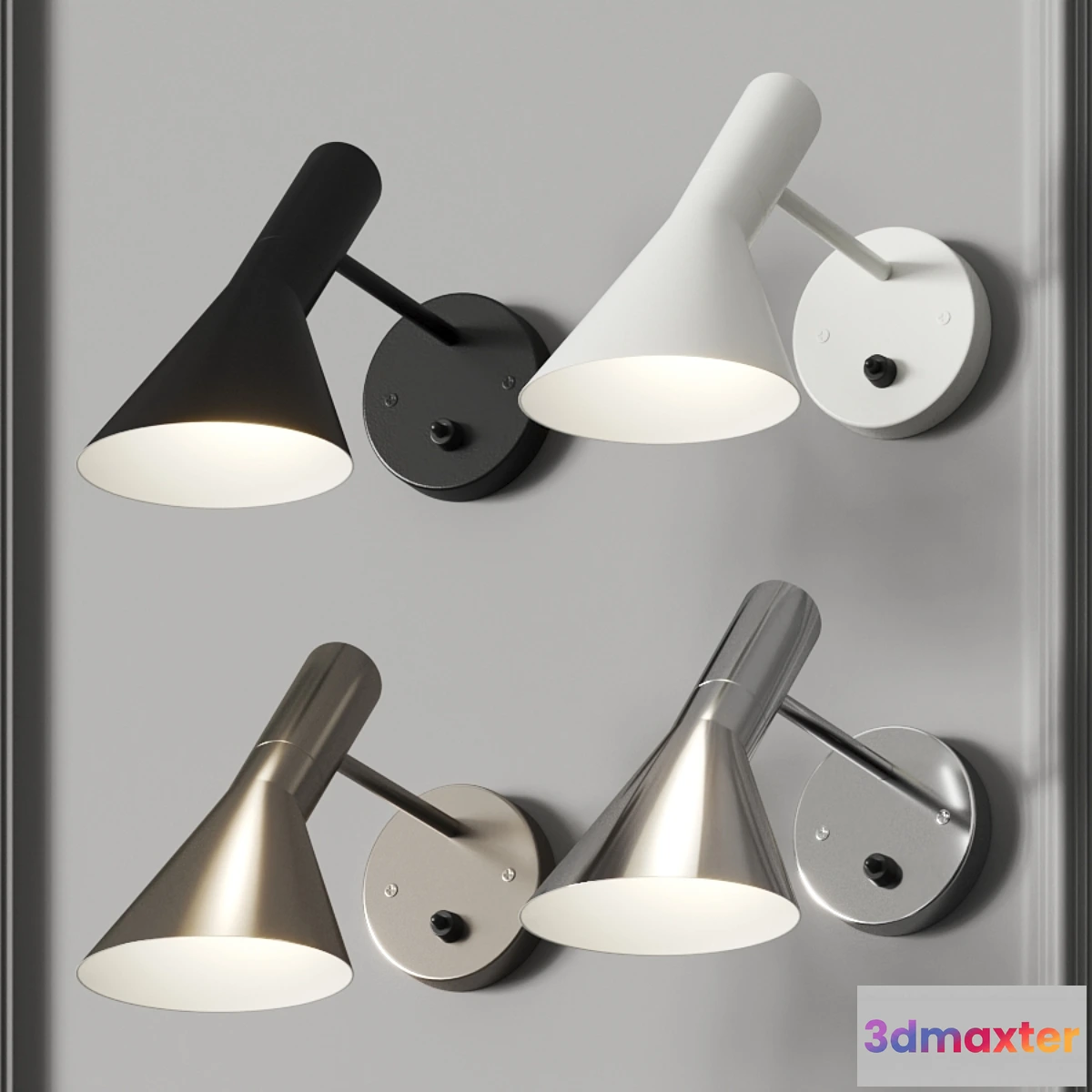 1350433 - Louis Poulsen AJ Wall Lamps 3D Max