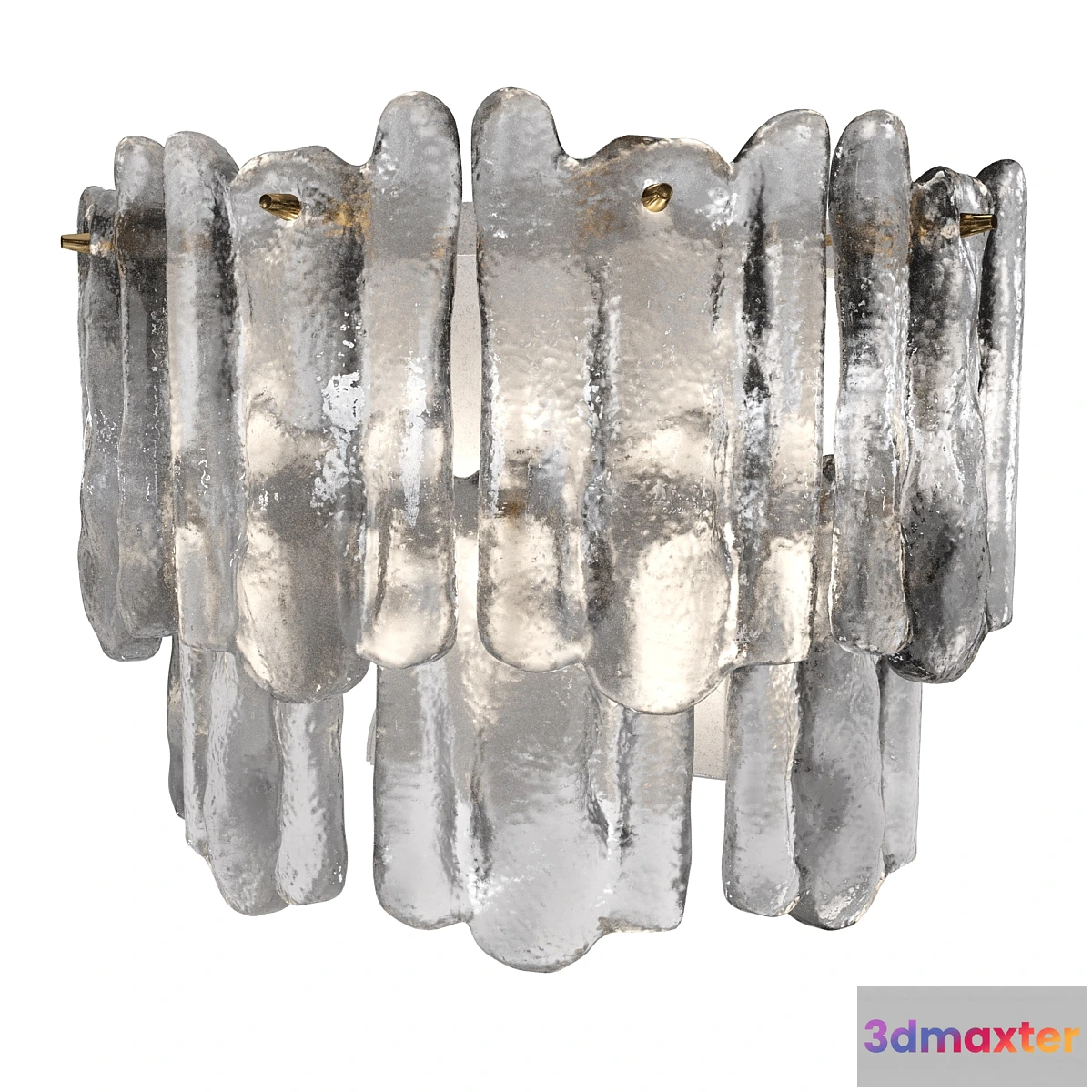 1357805 - Sconce “Arctic” _ Kalmar Ice Glass 3D Max