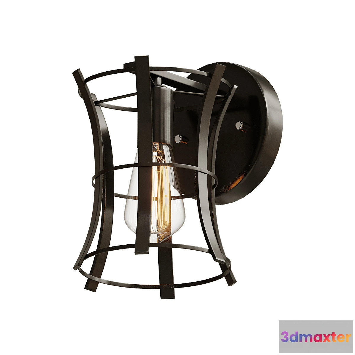 1394512 - Wall lamp loft medieval torch wall 3D Max