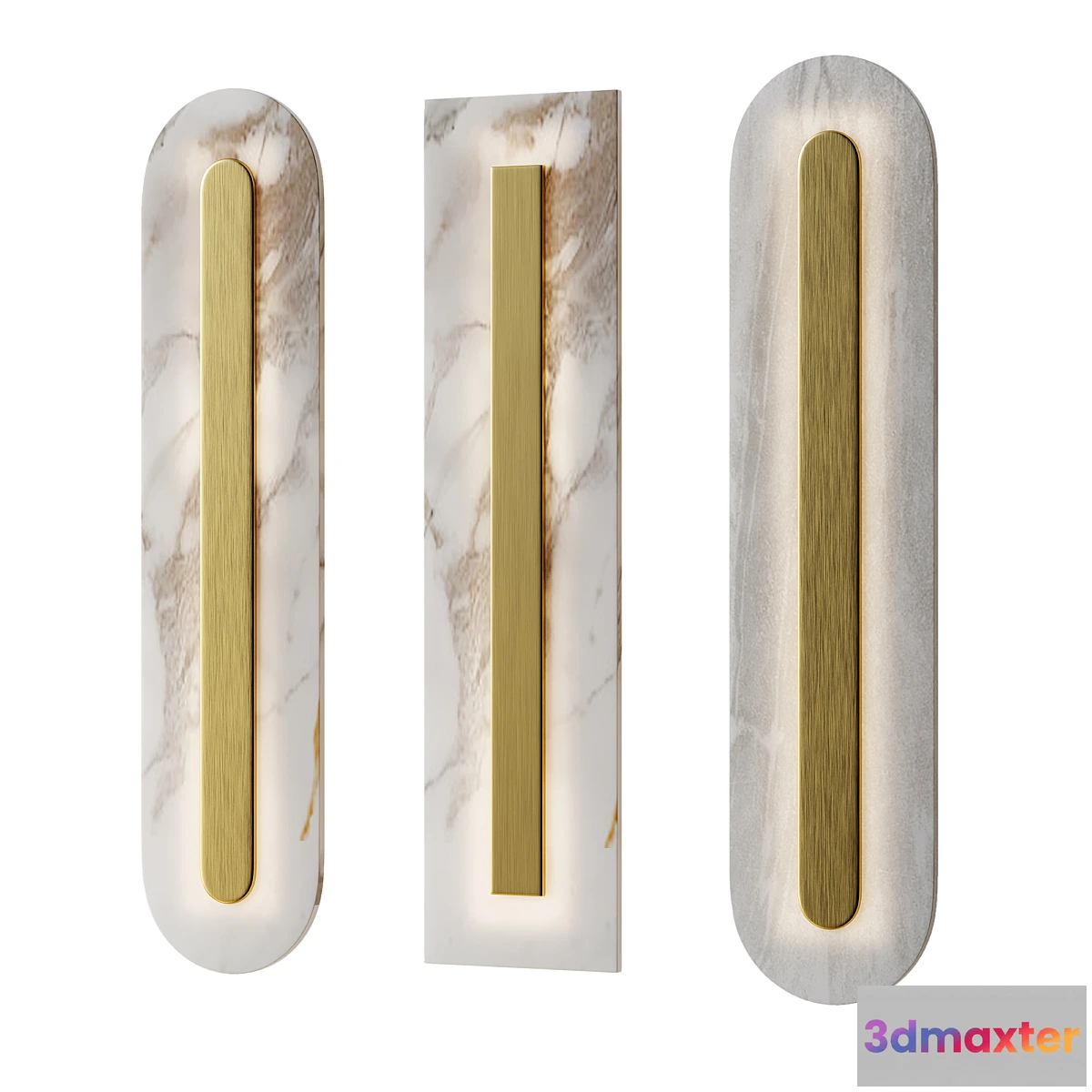 1397454 - Wall lamp marble 3D Max