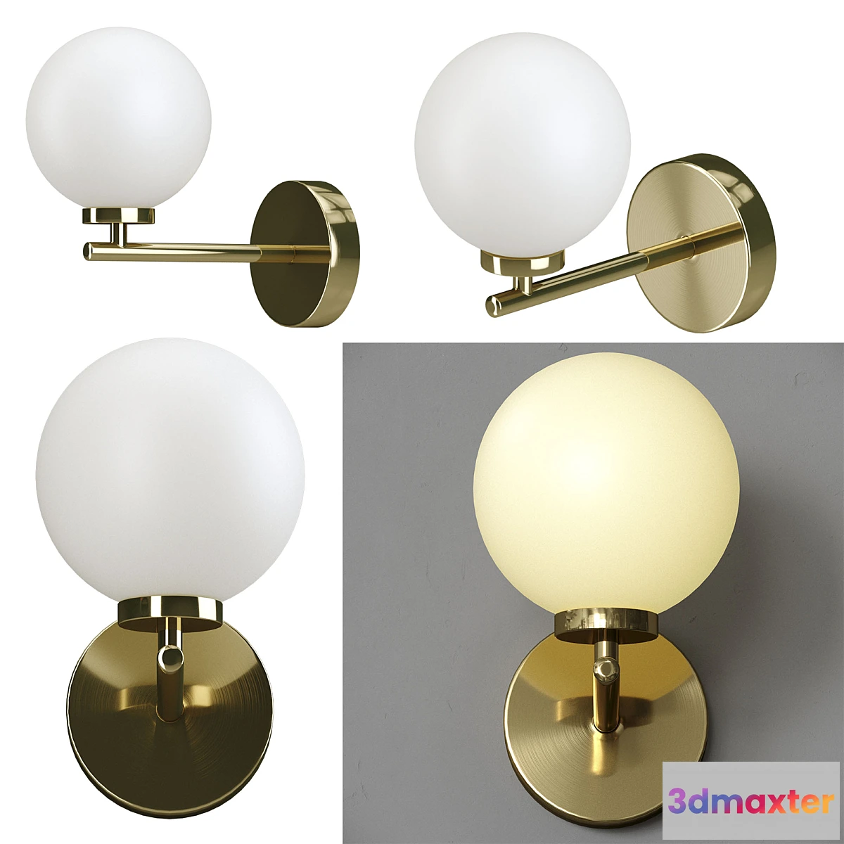 1397842 - WALL LAMP BUBBLE CHANDELIER 3D Max