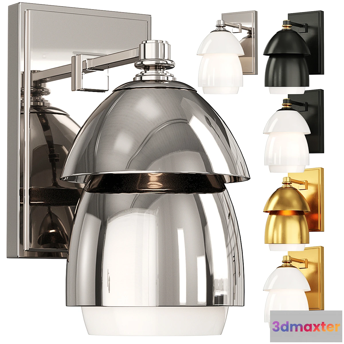1400880 - Wall lamp Whitman Small Sconce circalighting 3D Max