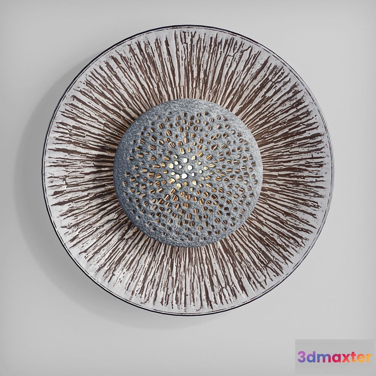 1400886 - Danish ceramic wall sconce 3D Max