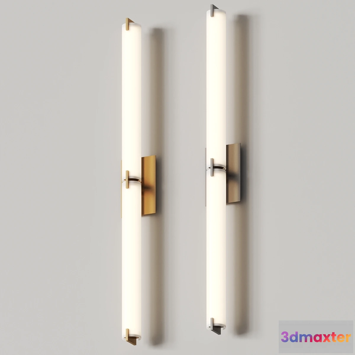 1402746 - George Kovacs Tube Double Led Bar Wall Lamp 3D Max