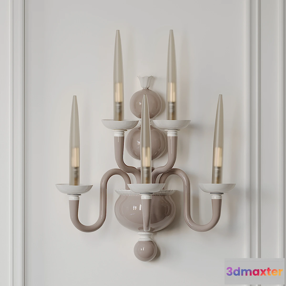 1402840 - Due Wall Sconce by Venini 3D Max