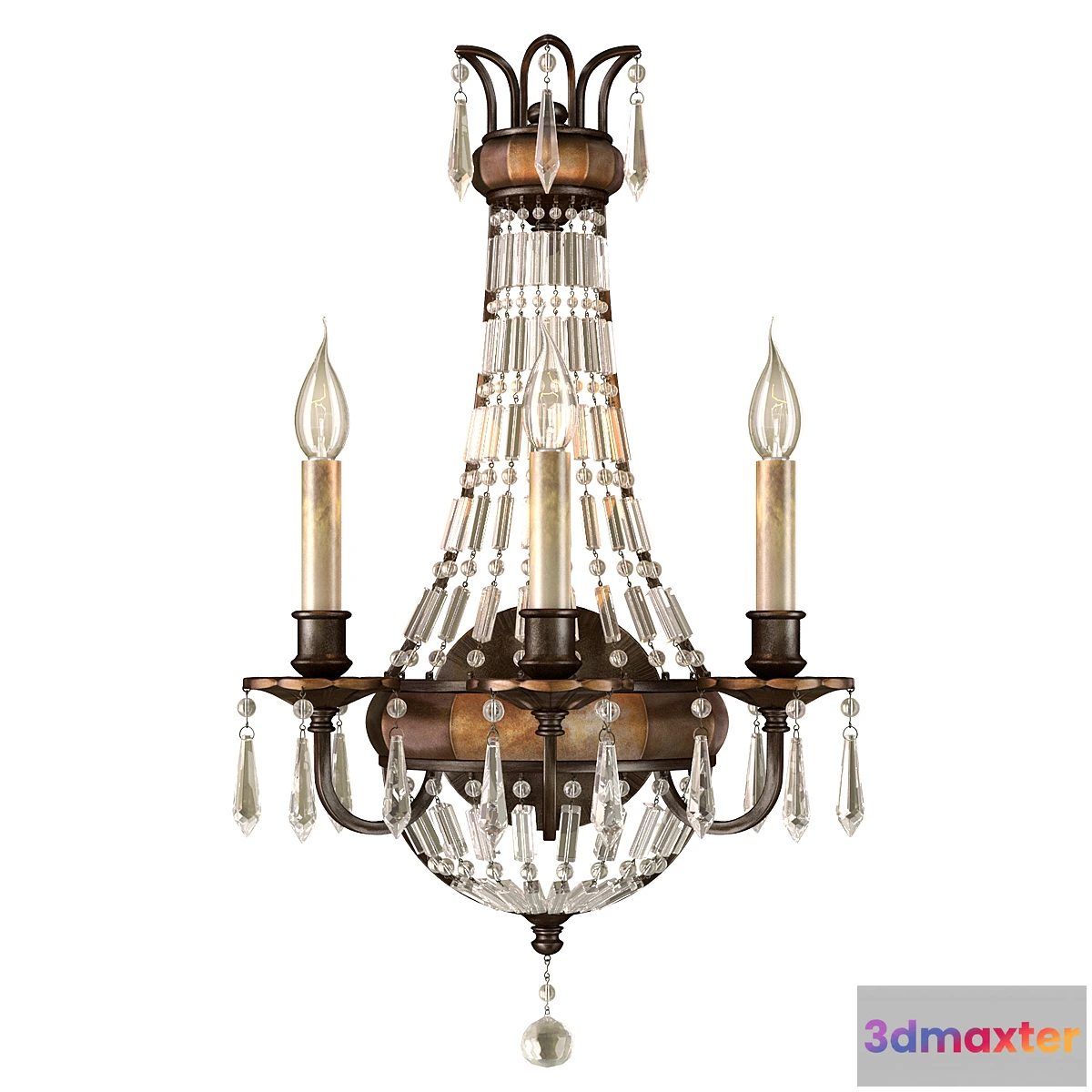 1403124 - Feiss Wall lamp FE-BELLINI-W3 3D Max