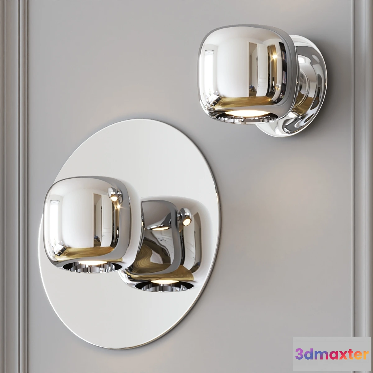 1405580 - WALL SYSTEM UP _ DOWN By Flos 3D Max