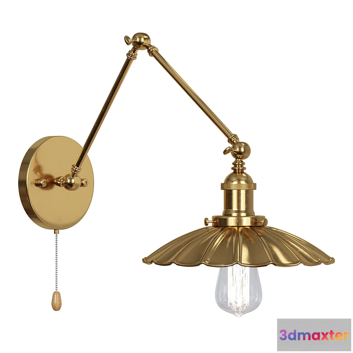 1405616 - Loft style wall lamp 3D Max