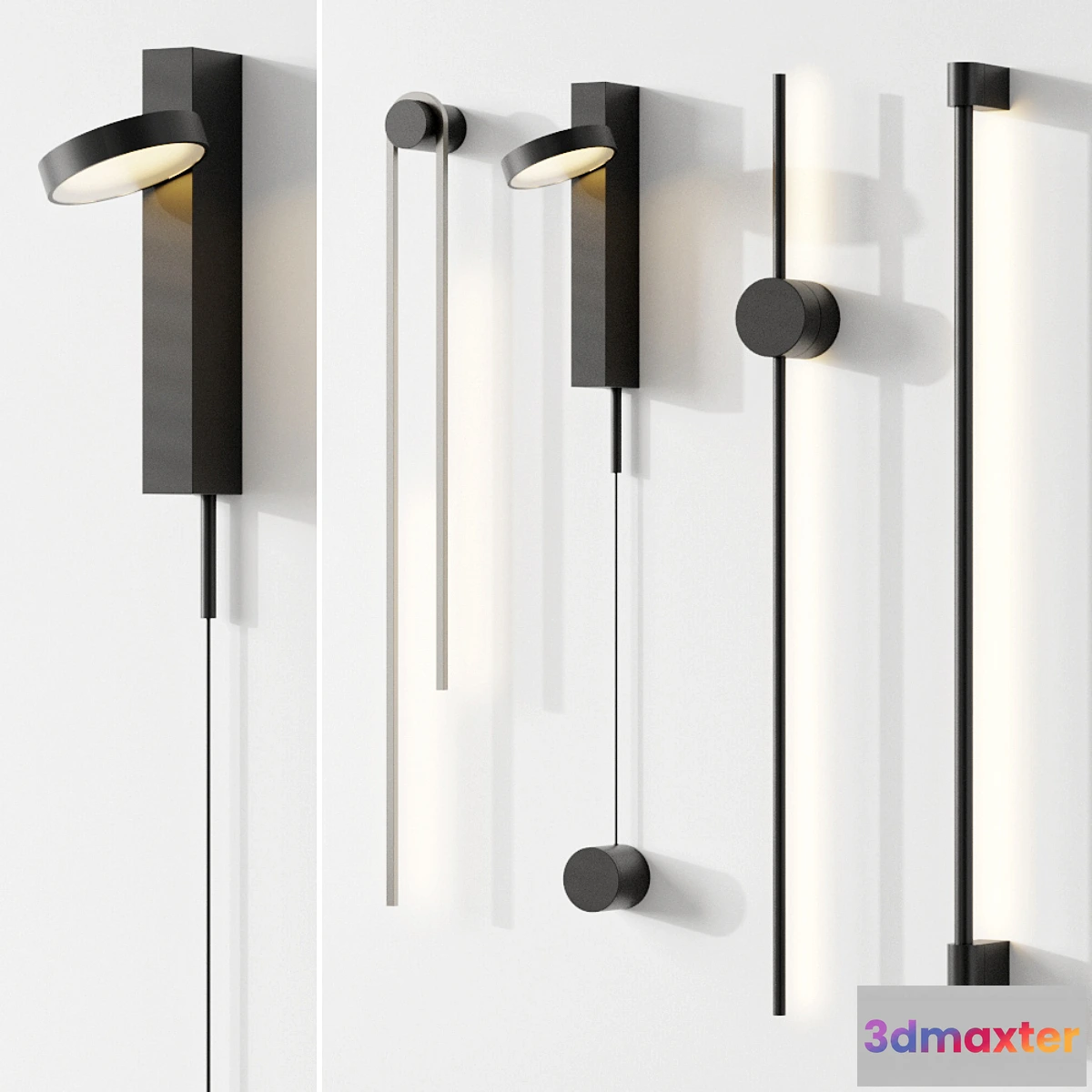 1405704 - Wall Lamps Set 3D Max