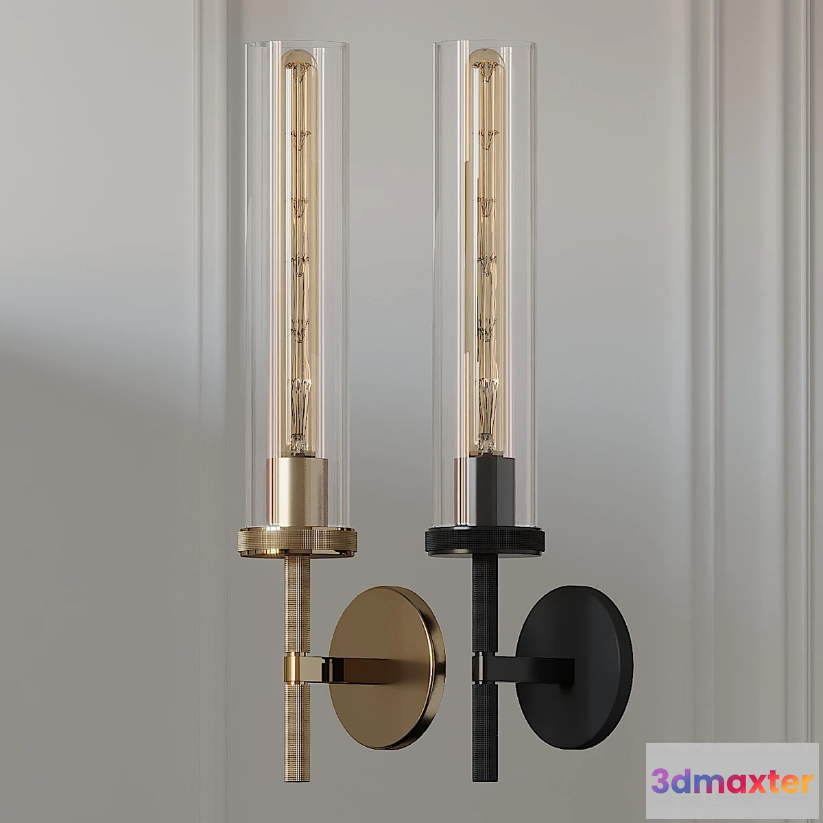 1408598 - Lambeth Knurled Grand Wall Sconce 3D Max